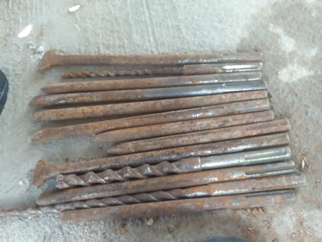 Brocas de martelete grande 27 peças