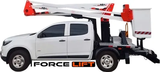 Cesto aéreo 10 metros isolada 46kv Force Light 10Ai