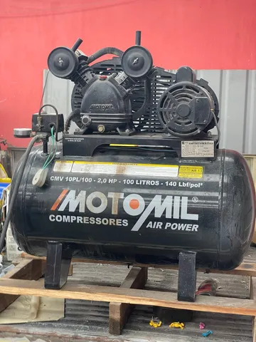 Vendo compressor 100 litros motomil 