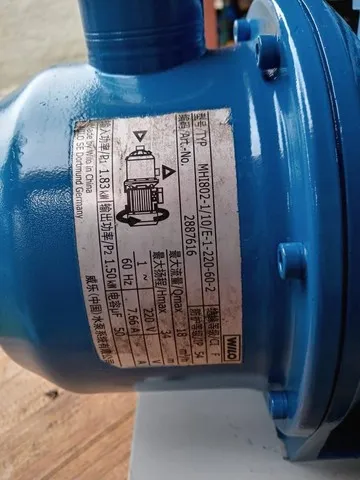 Bomba de água trifásico 3 cv.
