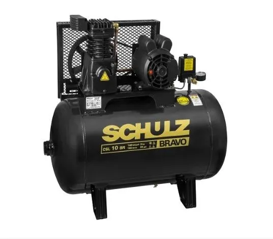 Compressor Bravo CSL 10BR|100 - 100litros 2HP 220V Schulz - Novo com garantia Nacional