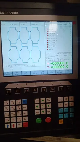 Comando CNC F 2300 para Plasma e Oxicorte substitui Mach3