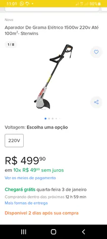 Aparador de grama elétrico 1500w sterwins