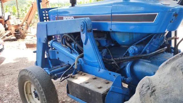 Trator Ford 6610 Com Lâmina Dianteira Impecável Contato Rogério *