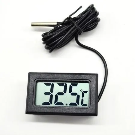 Termômetro Digital Para Aquário Freezer Estufa chocadeira. Sensor Prova D'agua