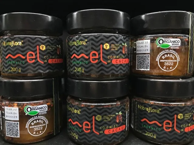 Linha variada de mel orgânico certificado, superalimento, aumente a imunidade naturalmente